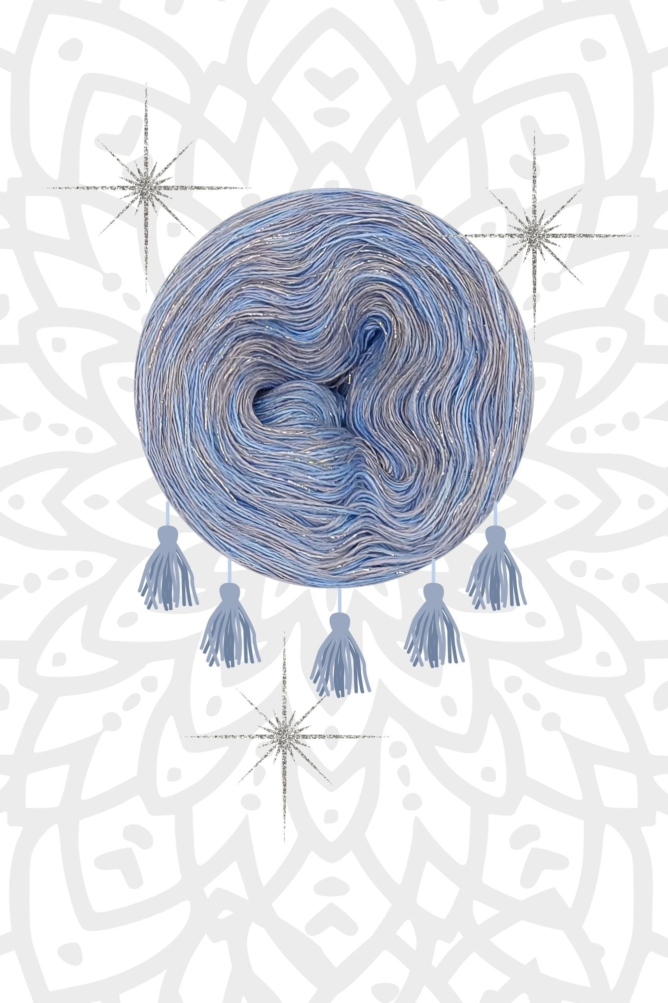 Mystery-Mandala CAL Adventskalender 2025, Mandala häkeln (Set 7H)