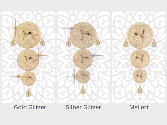 OHNE PDF Anleitung - Garnset Mystery-Mandala KAL Adventskalender 2025 - Mandala stricken (Set 12))