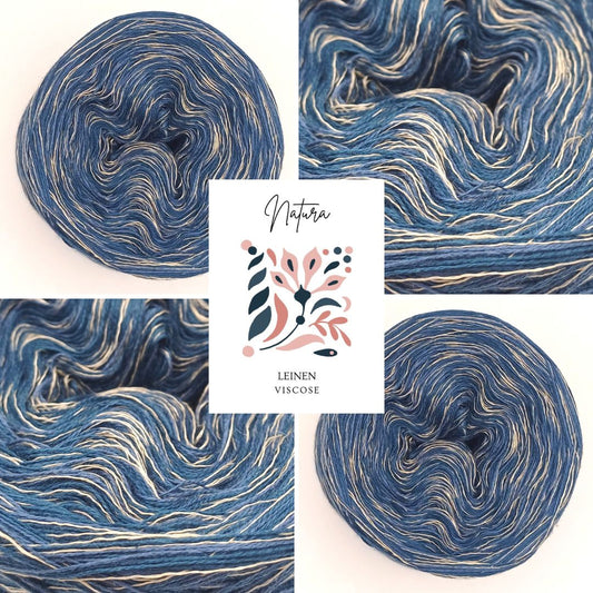 Natura Bobbel Garn mit Baumwolle, Leinen und Viskose 26003