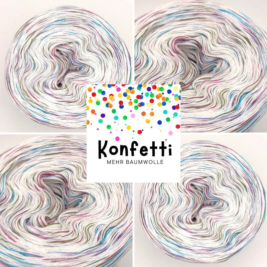 Konfetti Bobbel Garn mit mehr Baumwolle 28004