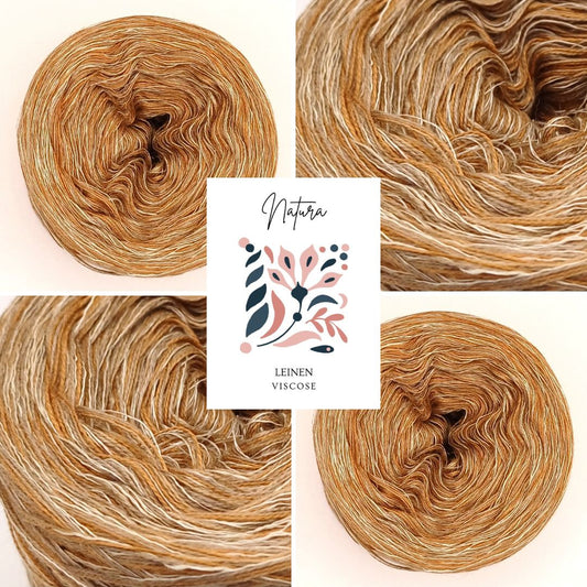 Natura Bobbel Garn mit Baumwolle, Leinen und Viskose 26004