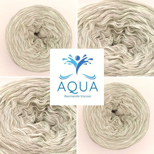 Aqua Bobbel Garn mit Baumwolle und Viskose 25004