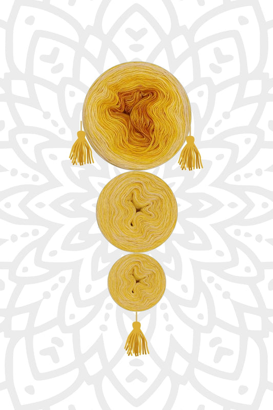 Mystery-Mandala KAL Adventskalender 2025, Mandalas stricken (Set 5)