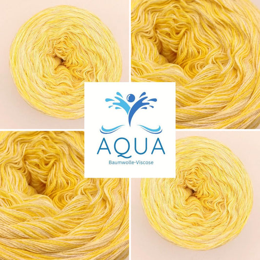 Aqua Bobbel Garn mit Baumwolle und Viskose 25005