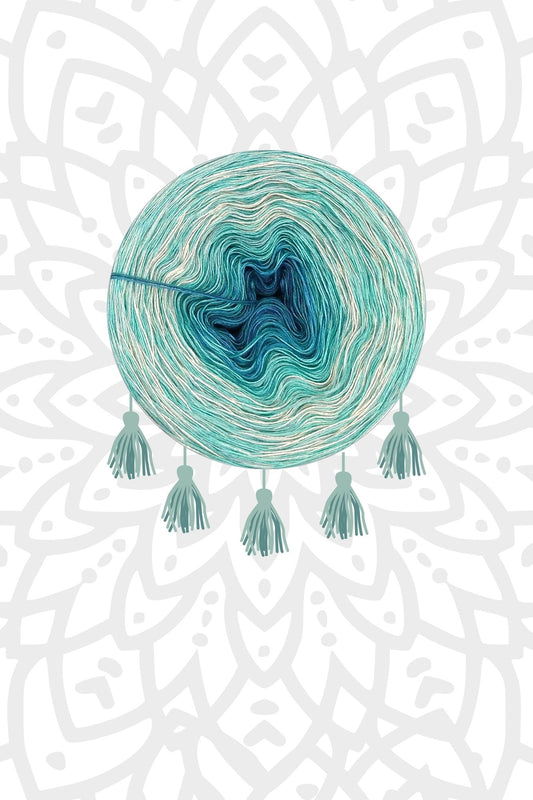 Mystery-Mandala CAL Adventskalender 2025, Mandala häkeln (Set 2H)