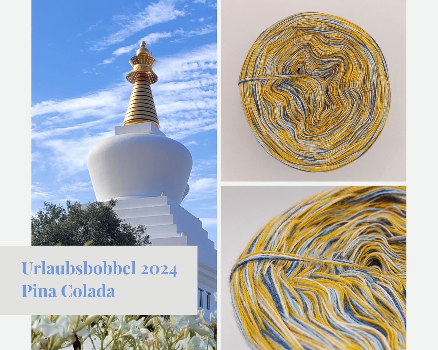 Urlaubs - Bobbel "Budda" 4-fädig meliert