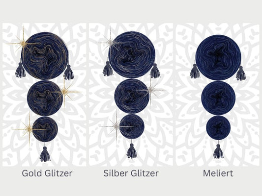 OHNE PDF Anleitung - Garnset Mystery-Mandala KAL Adventskalender 2025 - Mandala stricken (Set 6)