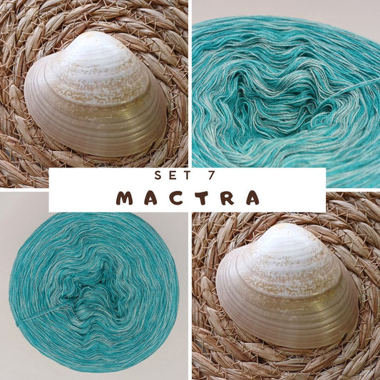 CAL Häkelschrift lernen + Tunika "Muschelsammlerin" häkeln Set 7 (Mactra)