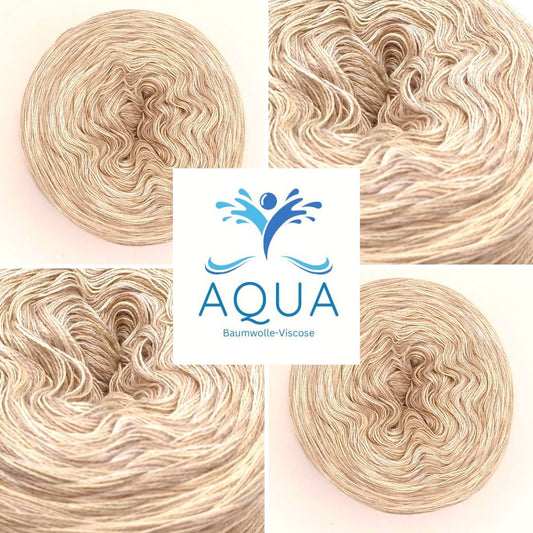 Aqua Bobbel Garn mit Baumwolle und Viskose 25007