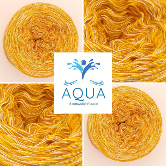 Aqua Bobbel Garn mit Baumwolle und Viskose 25008