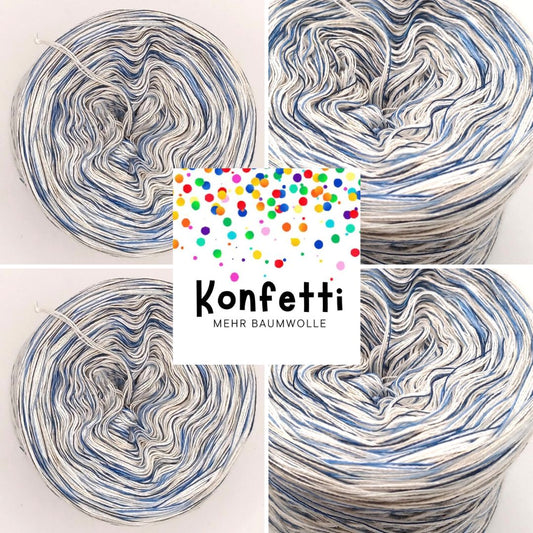 Konfetti Bobbel Garn mit mehr Baumwolle 28009