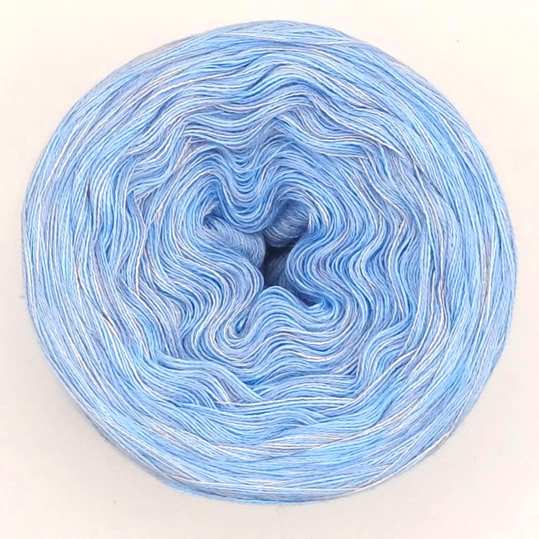 Aqua Bobbel Garn mit Baumwolle und Viskose 25003