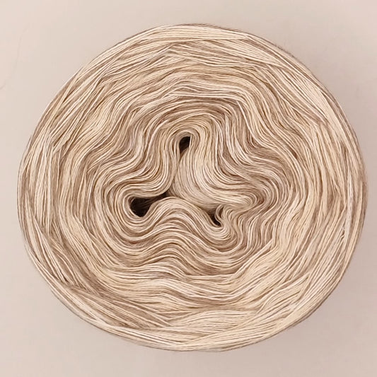 Bobbel "Weiße Rose", 4-fädig meliert, verschiedene Lauflängen, Farbe Set 3