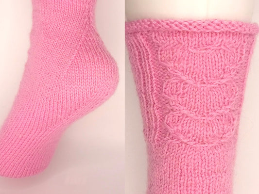 Einfach Socken stricken! Fixe Quicky Ferse, "Herzlich", Gr.34-47, PDF