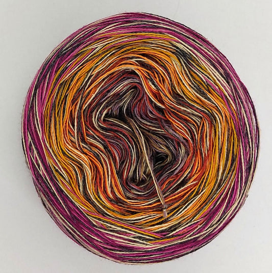 Kombi-Bobbel 10 mit Farbverlauf, 4-fädig