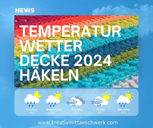 Temperaturdecke 2024-täschwerk- Nur Häkelanleitung-ohne Garn