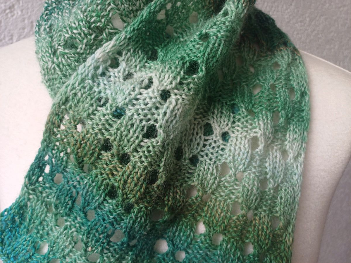 Strickanleitung Schal "Korbgeflecht"