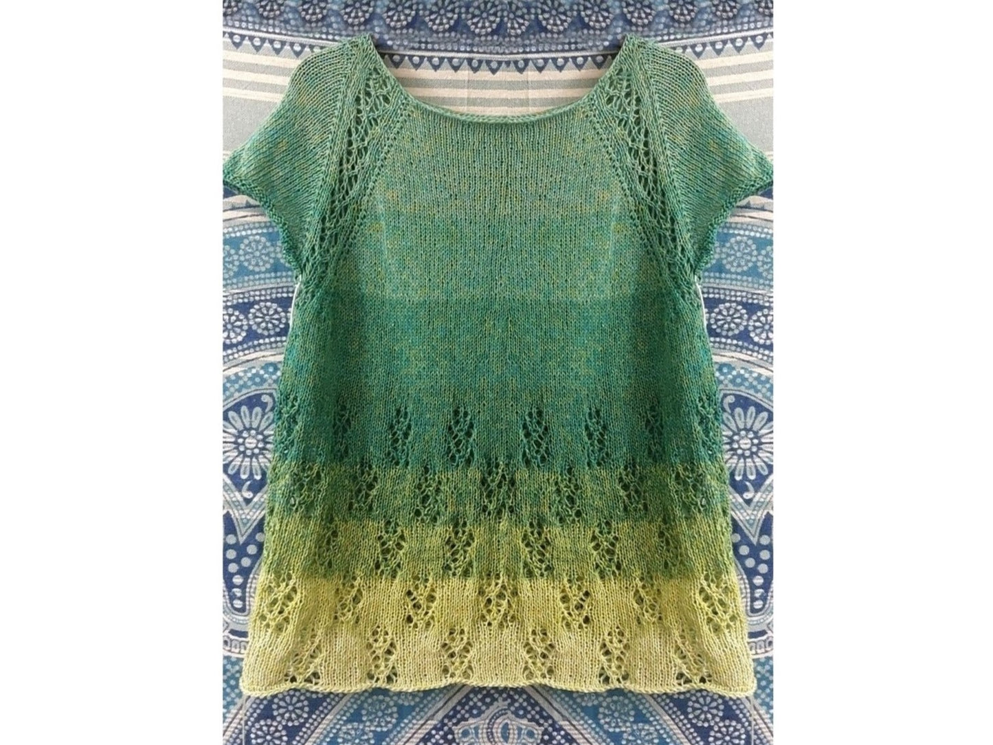 Oberteil, Shirt "Paradise" m. schöner Raglanschräge, RVO, alle Größen