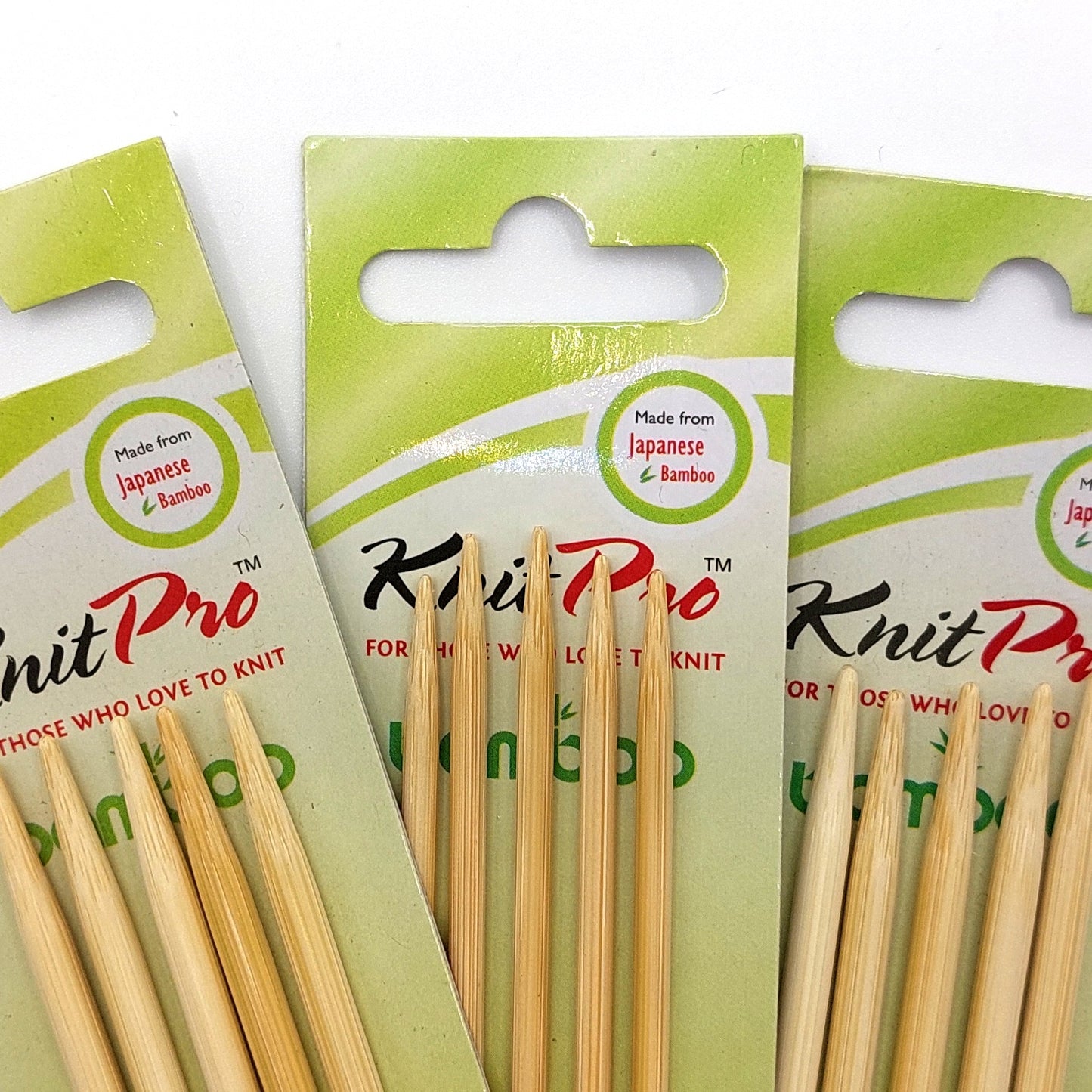 KnitPro bamboo Nadelspiel 20cm lang