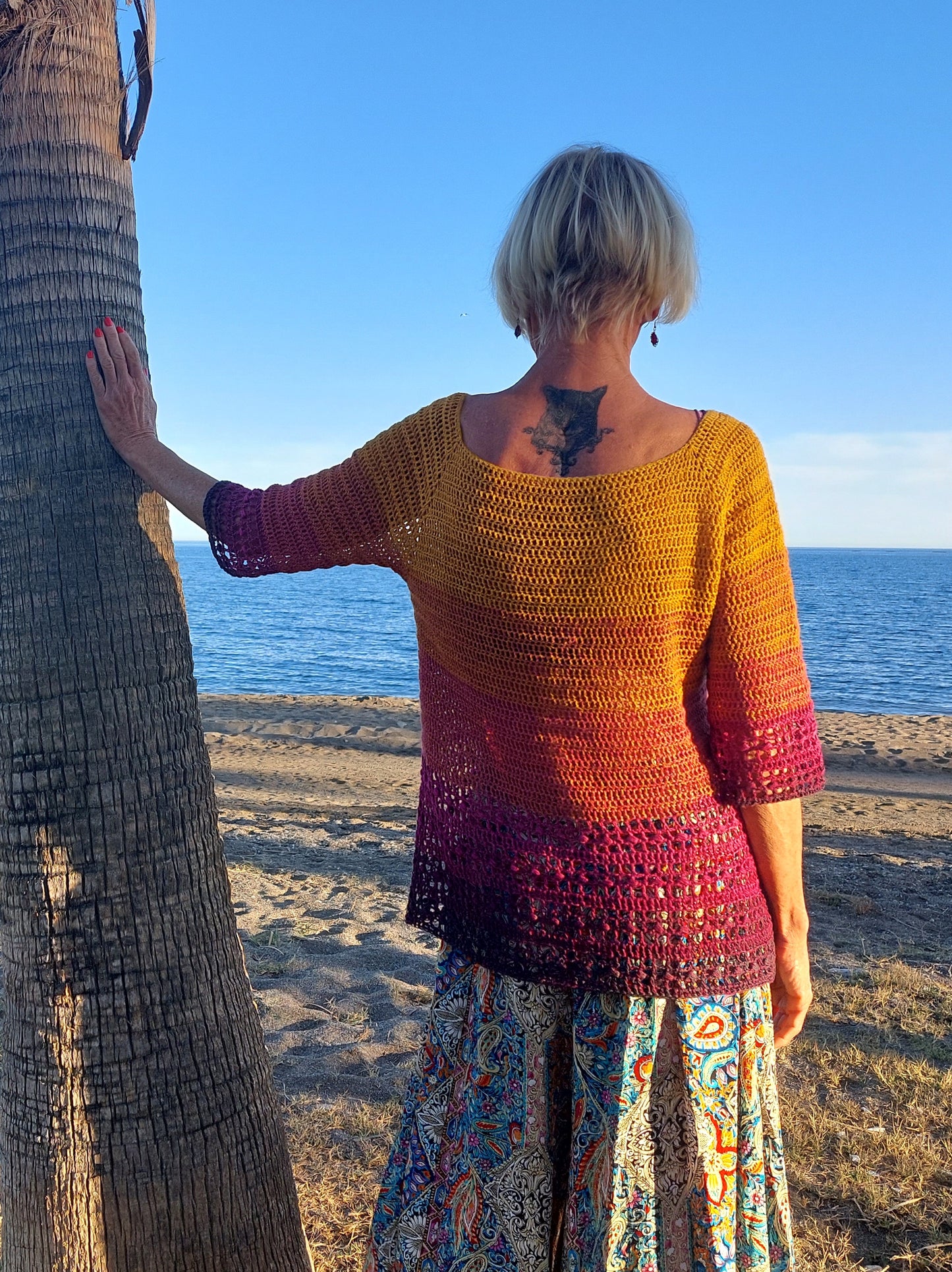 Häkelanleitung Shirt, Tunika "Spring Time", RVO, alle Größen