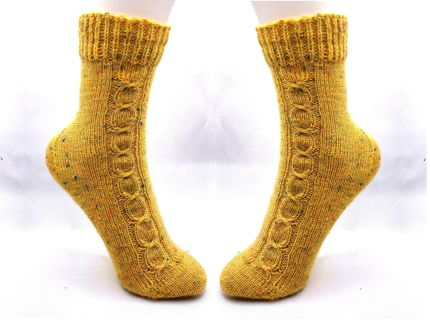 Strickanleitung Fixe-Quicky-Ferse "Perlenband", Toe Up, Socken stricken, Gr. 34-45, PDF