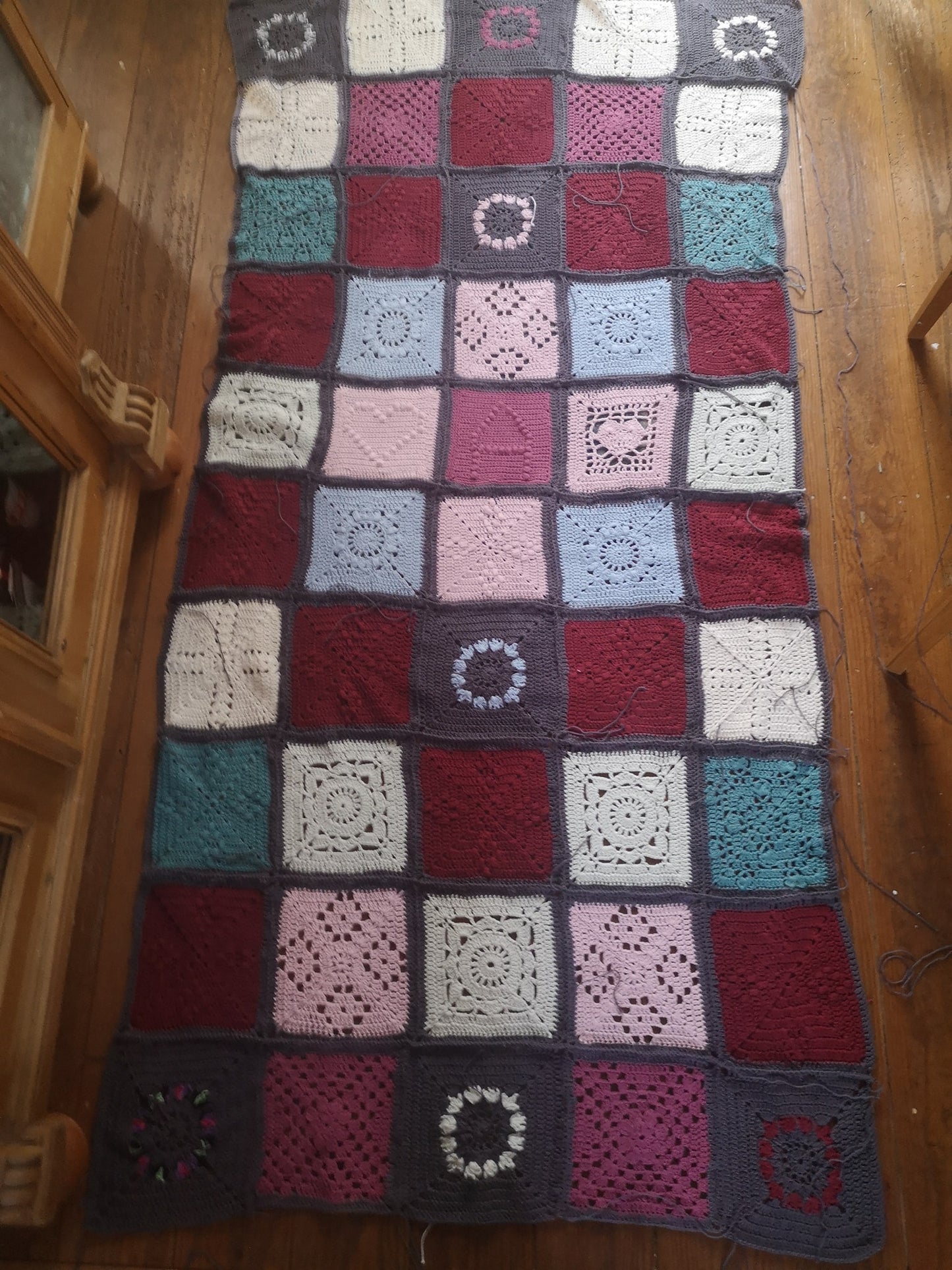 Granny Square Decke häkeln "Sweet Dream", PDF