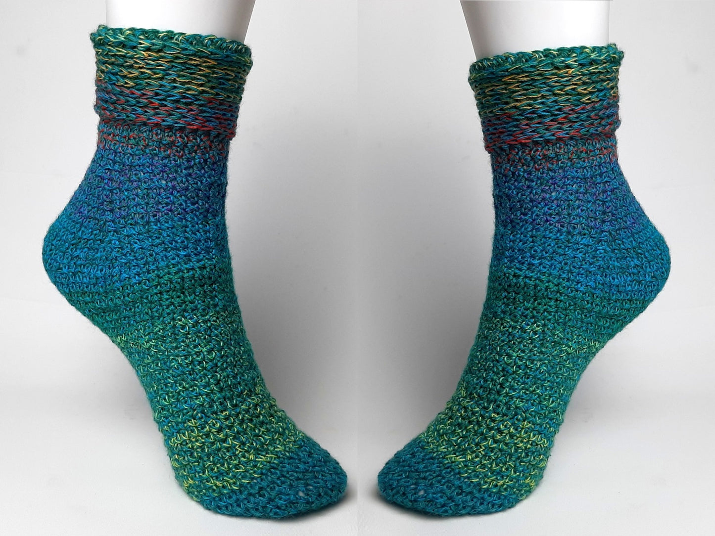 PDF Häkelanleitung Socken "Häkelsocke No.2"
