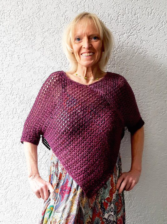 Häkelanleitung Oberteil "Super Woman"