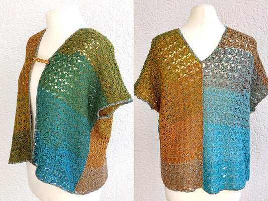 Häkelanleitung Weste oder Shirt "Symphonie"