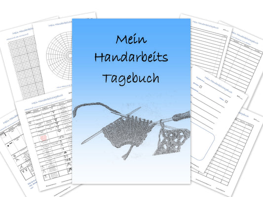 Projektbuch, Handarbeiten, Druckvorlage