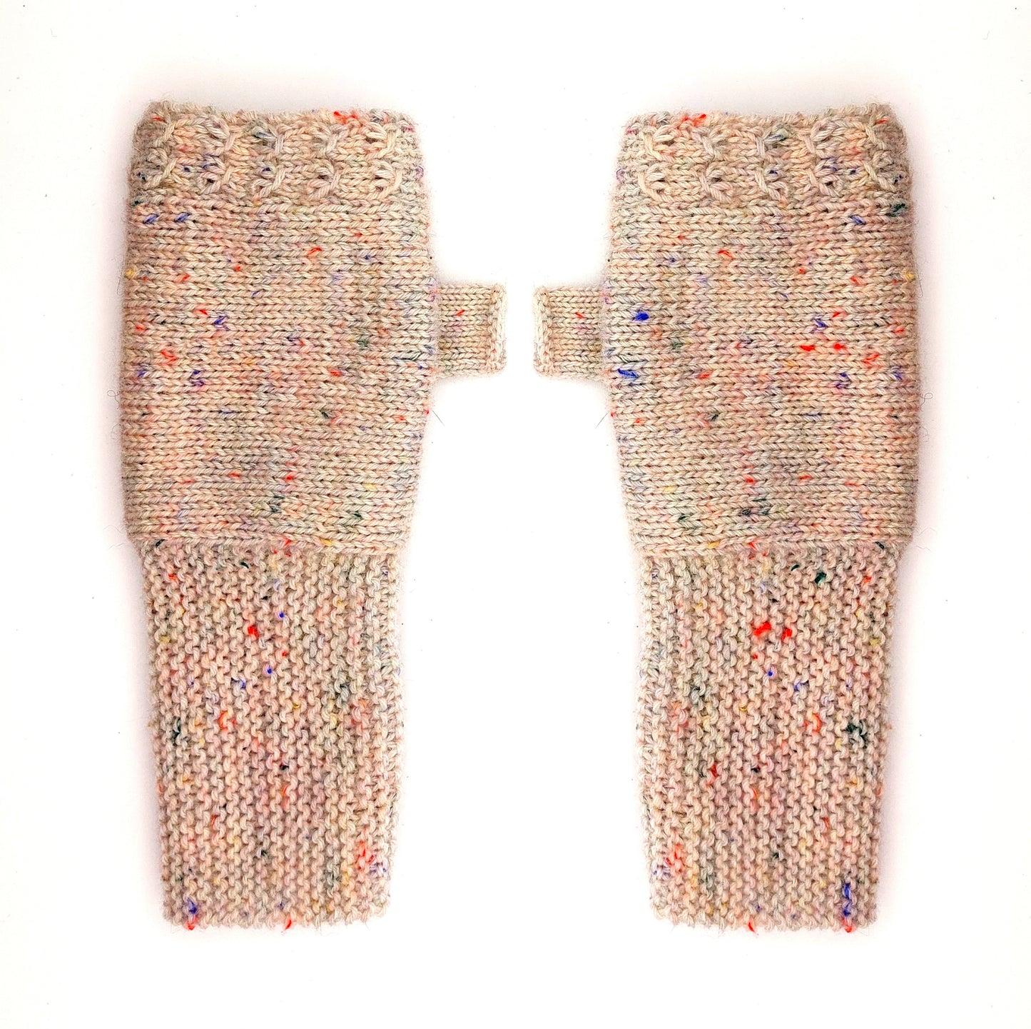 Armstulpen "Zuckersüß", quer gestrickt, alle Größen
