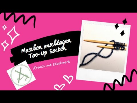 Start bei ToeUp-Socken