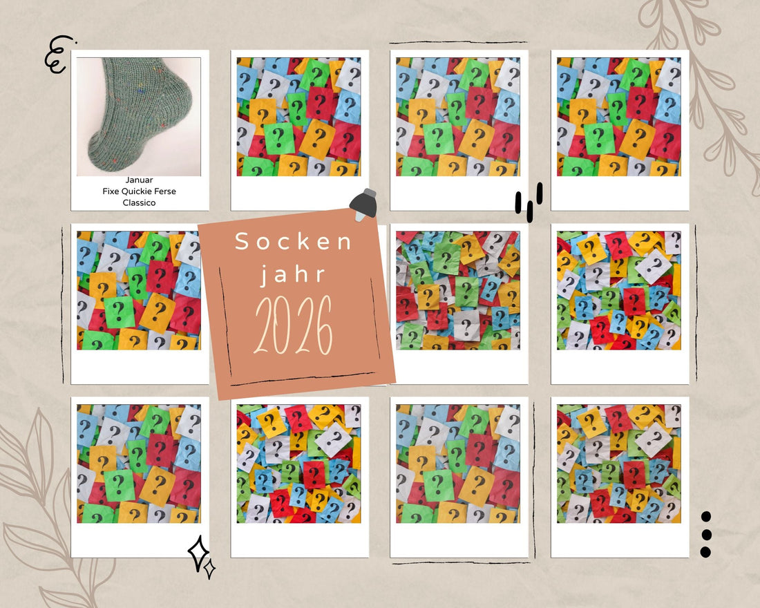 Sockenjahr 2026 mit der Fixe Quicky Ferse