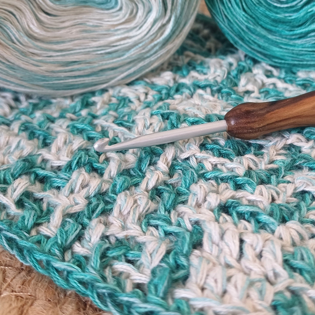 Jahresdecke CAL - Vier Jahreszeiten in Mosaiktechnik