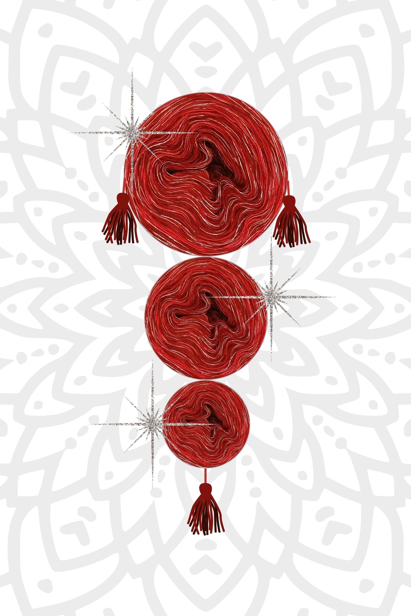 Garnset Mandala Love - Set 10