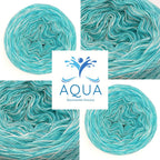 Aqua Bobbel Garn mit Baumwolle und Viskose 25010