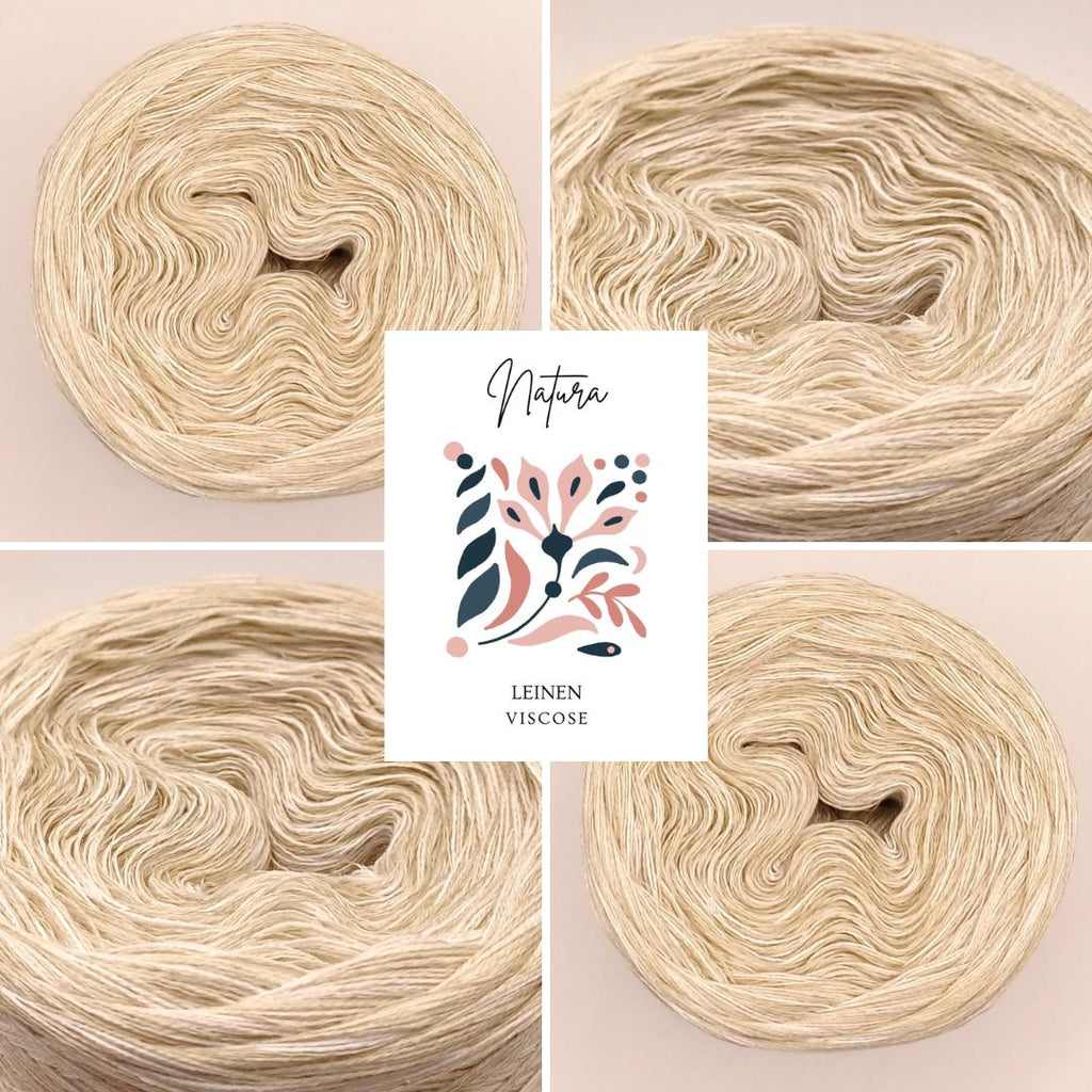 Natura Bobbel Garn mit Baumwolle, Leinen und Viskose 26011