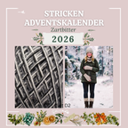 Adventskalender Stricken 2026 – D2 Zartbitter
