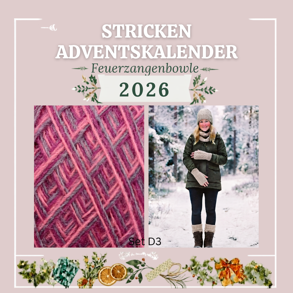Adventskalender Stricken 2026 – D3 Feuerzangenbowle