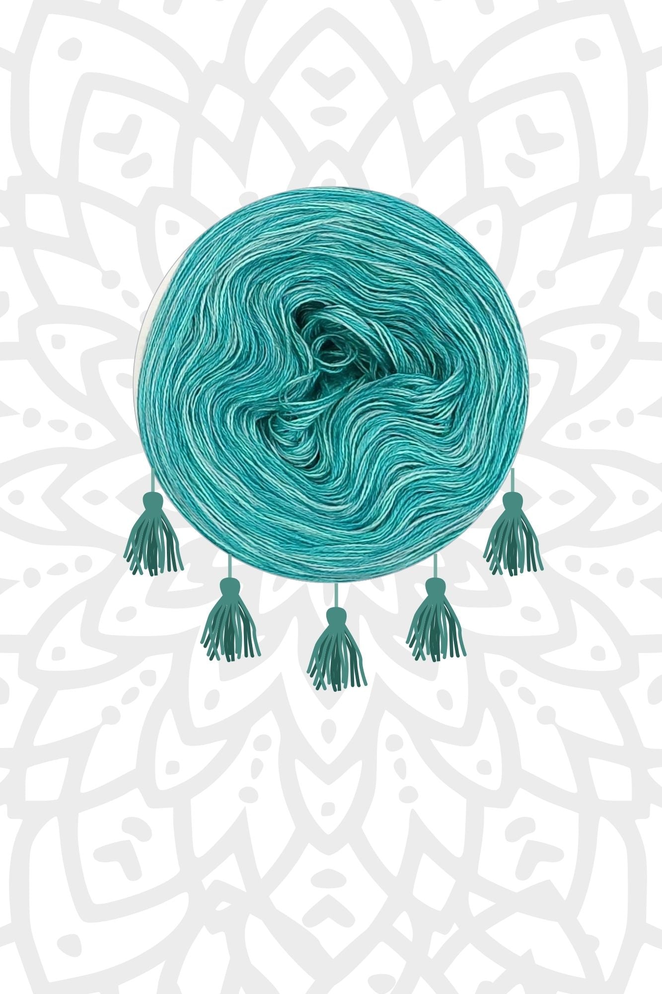 Garnset Mandala Sonnenstern (Set 9H)