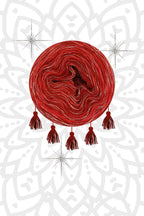 Garnset Mandala Sonnenstern  (Set 10H)