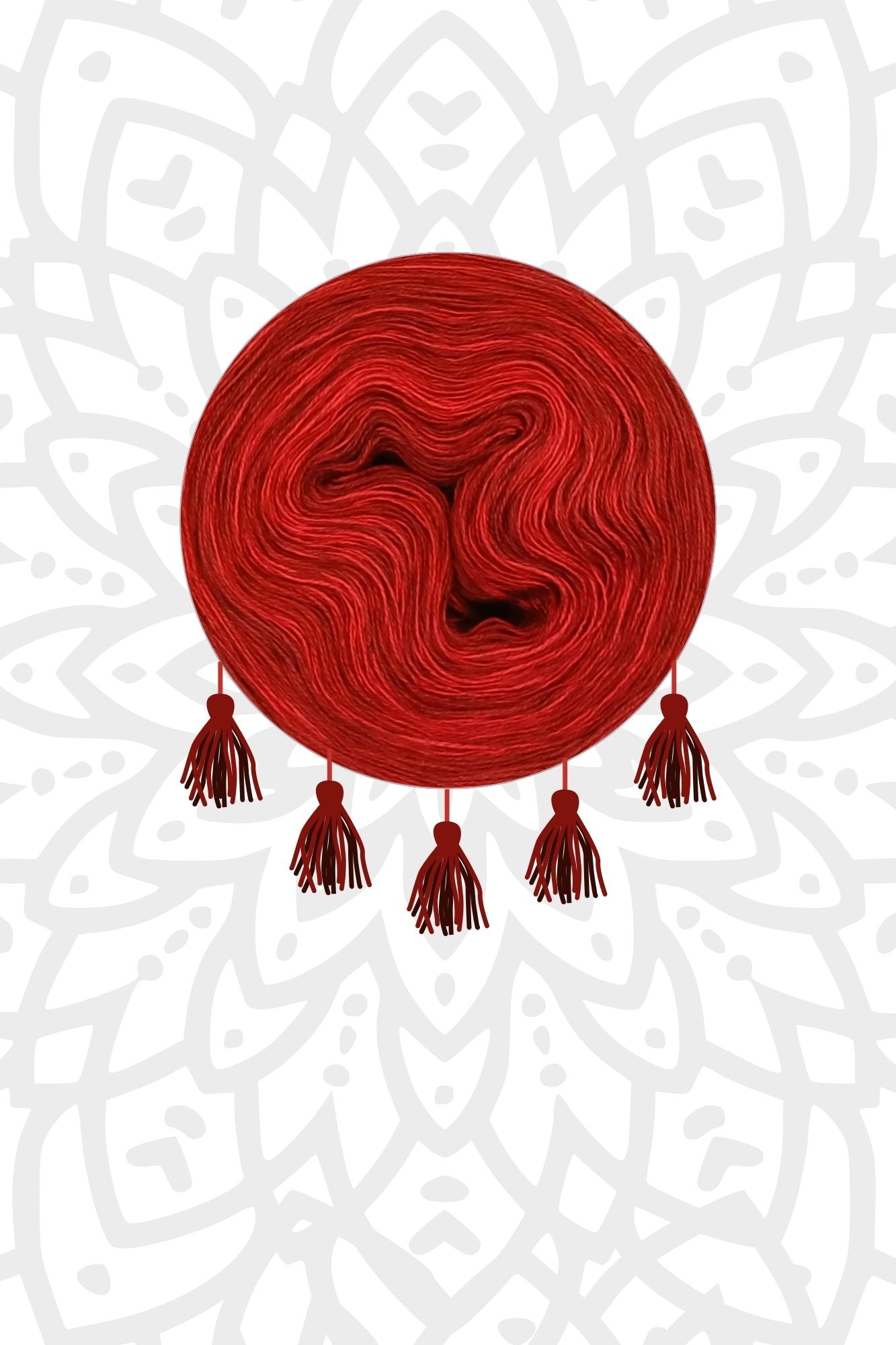 Garnset Mandala Sonnenstern  (Set 10H)