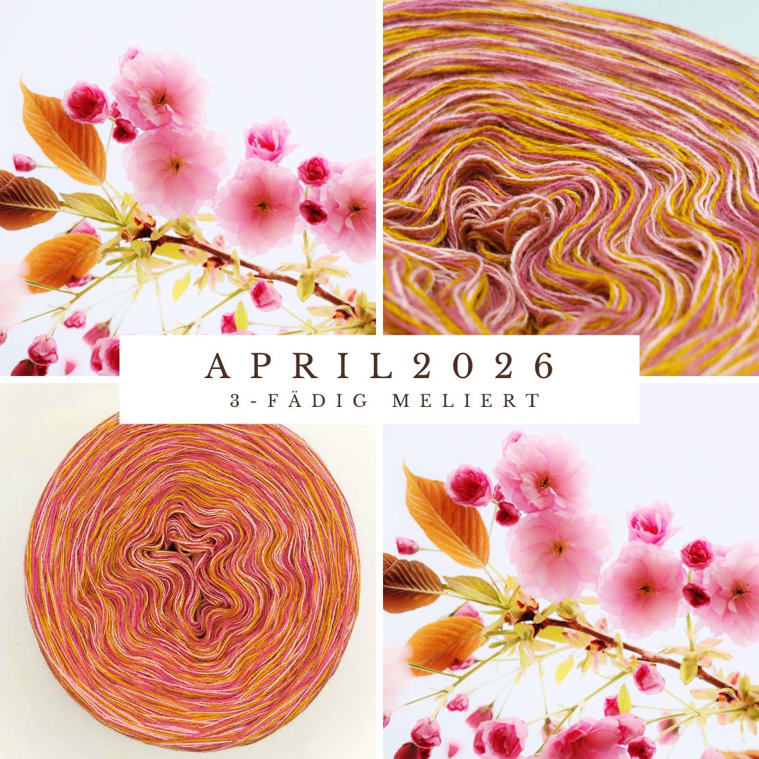 Monats-Bobbel April 2026 - 3-fädig