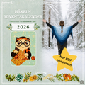 Adventskalender Häkeln 2026 – Mystery Dreiecksstola Nur PDF, ohne Garn