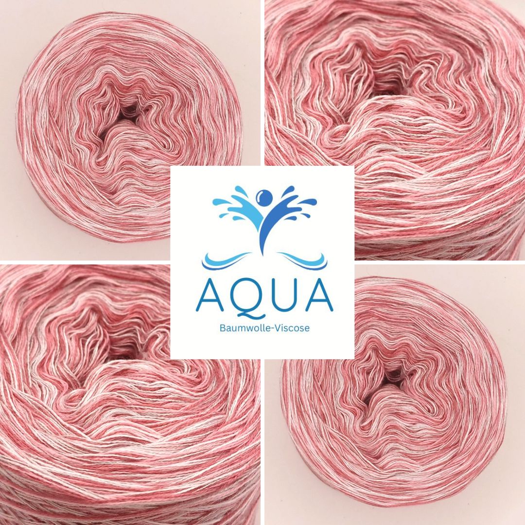 Aqua Bobbel Garn mit Baumwolle und Viskose 25001
