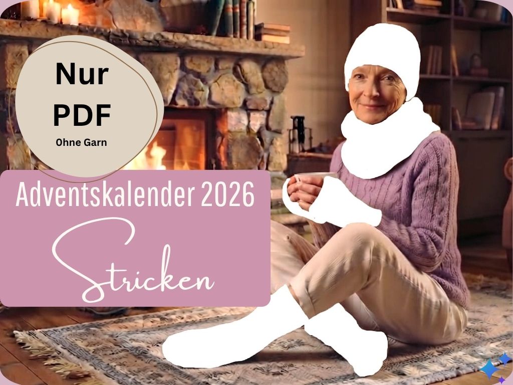 Adventskalender Stricken 2026 – Dreams mit Alpaka, NUR PDF