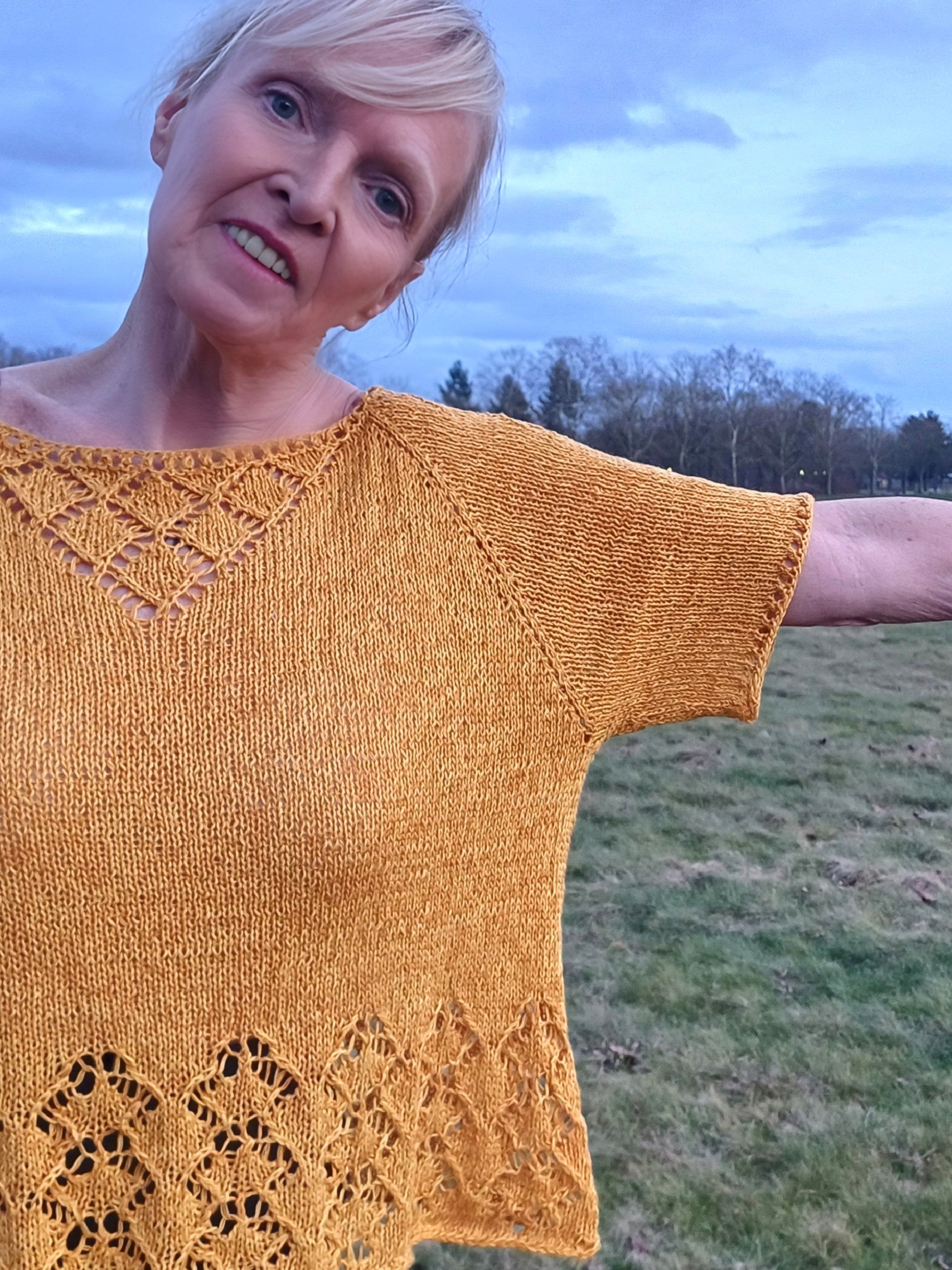 KAL "Sunshine", RVO Sommershirt stricken - NUR PDF Strickanleitung