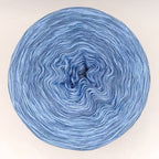 Bobbel "Blauer Himmel", 4-fädig meliert, verschiedene Lauflängen