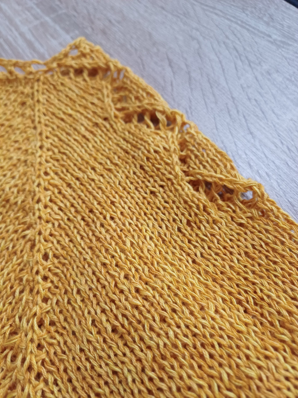 KAL "Sunshine", RVO Sommershirt stricken - NUR PDF Strickanleitung
