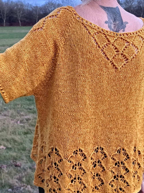 KAL "Sunshine", RVO Sommershirt stricken - NUR PDF Strickanleitung